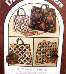 170 SUPER SOFT PATCHWORK GOOD SIZE SATCHEL TOTES 3 SZ PATTERN